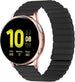 Bracelet silicone magnétique Samsung Galaxy Watch Active (noir)