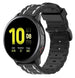 Bracelet sport á boucle Samsung Galaxy Watch Active (noir/blanc)