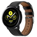 Bracelet cuir Samsung Galaxy Watch Active (serré noir)