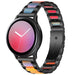 Bracelet acier résine Samsung Galaxy Watch Active (noir/coloré)