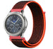Bracelet nylon Samsung Gear S3 (noir/orange)