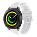 Bracelet silicone à motifs Samsung Gear Sport (blanc)