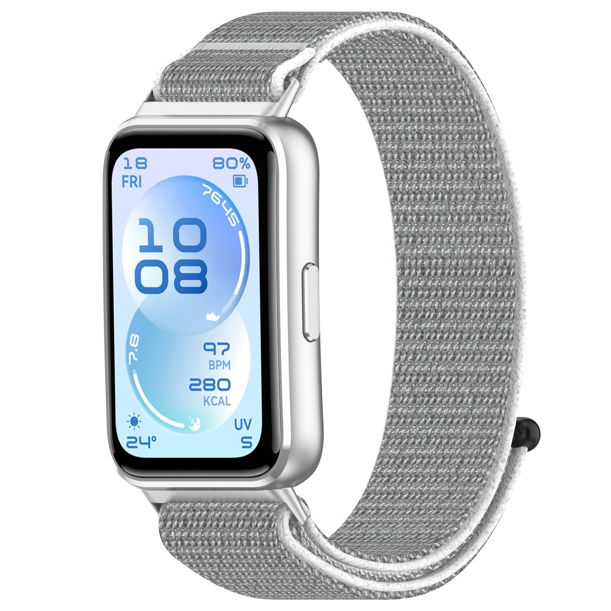 Bracelet nylon Huawei Band 11 Pro (gris)