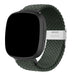 Bracelet tressé réglable Fitbit Sense (vert foncé)