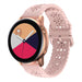 Bracelet silicone avec motif Samsung Galaxy Watch Active (rose)