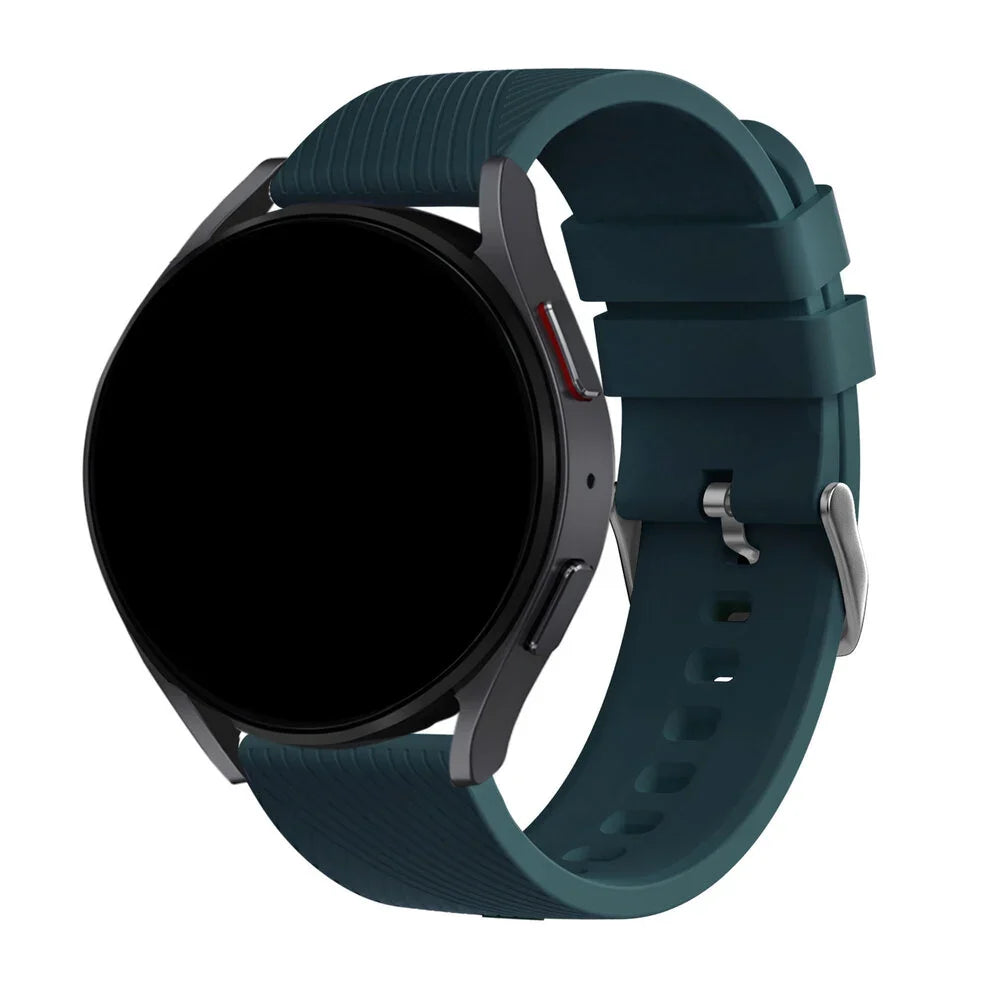 Bandz Bracelet silicone 'Deluxe' Honor Watch 6 (vert foncé)