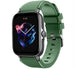 Bracelet silicone Amazfit GTS 3 (vert armée)