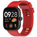 Bracelet silicone Xiaomi Smart Band 8 Pro (rouge)