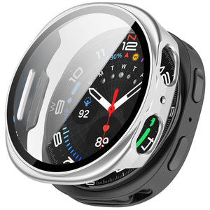 Coque rigide avec verre Samsung Galaxy Watch 8 - 40mm / 9 - 40mm (argent)