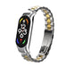 Bracelet acier Xiaomi Mi Band 7 (argent/or)