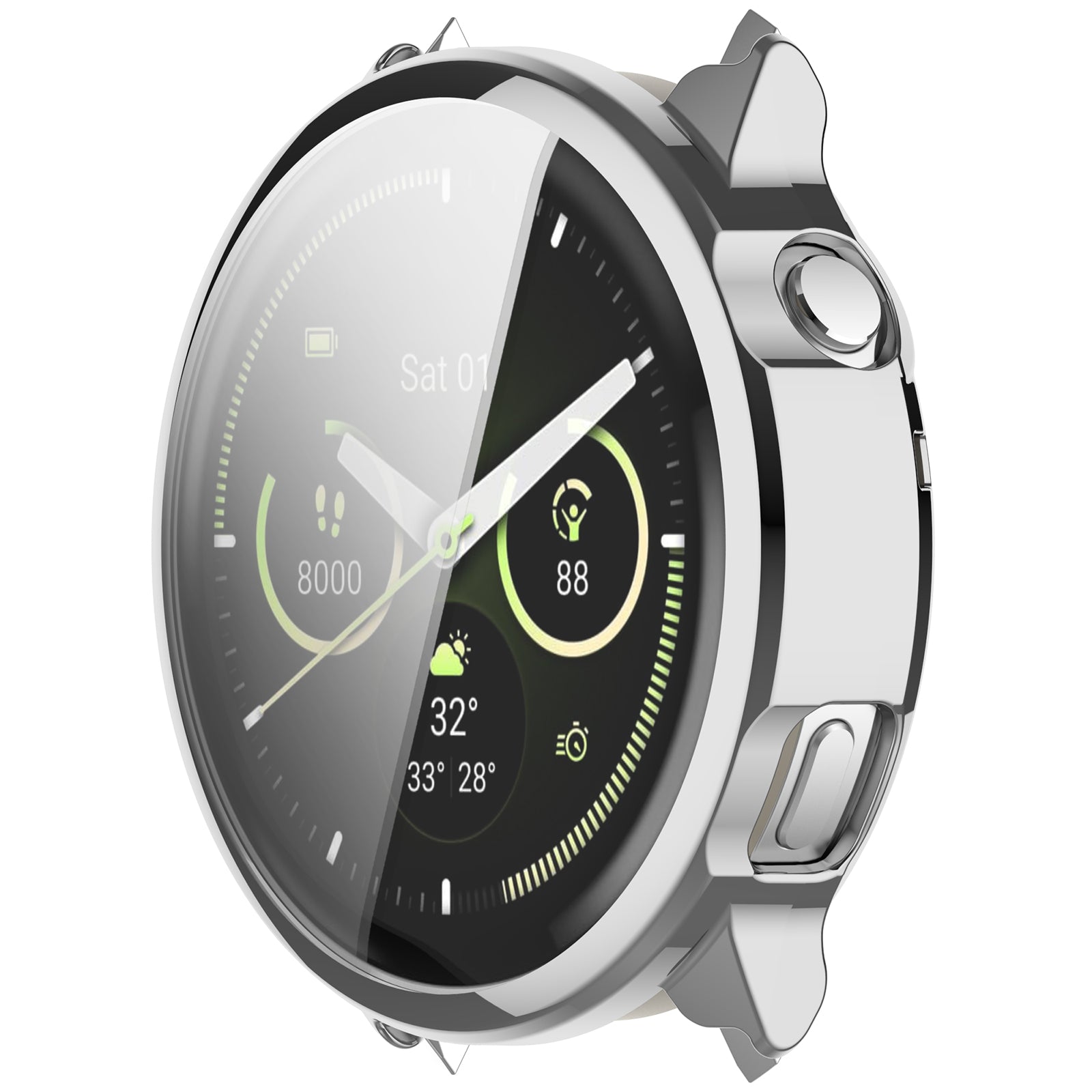 Coque TPU Garmin Venu 4 - 45mm (argent)