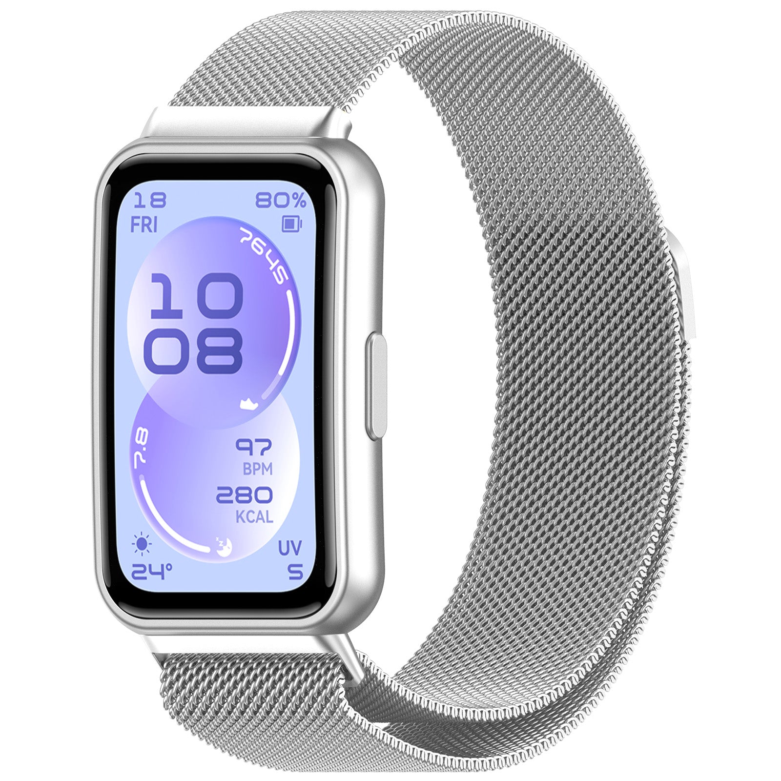 Bracelet milanais Huawei Band 11 (argent)