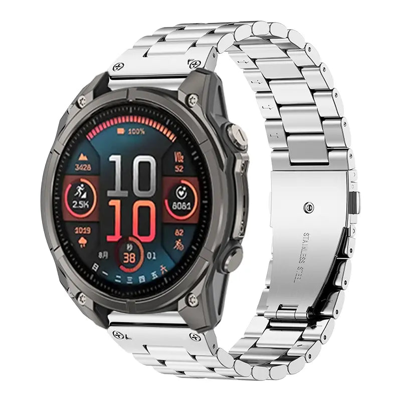 Bracelet acier premium Garmin Descent MK2 (argent)