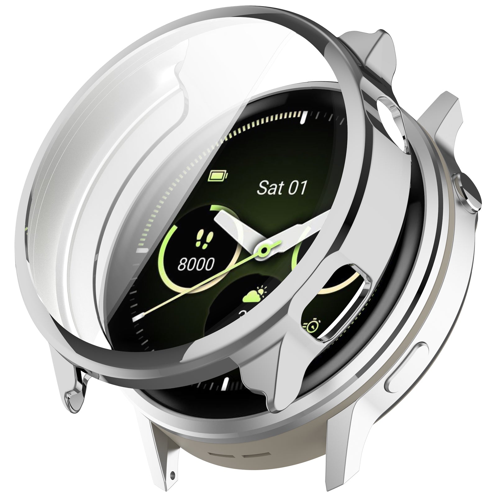 Coque TPU Garmin Venu 4 - 45mm (argent)