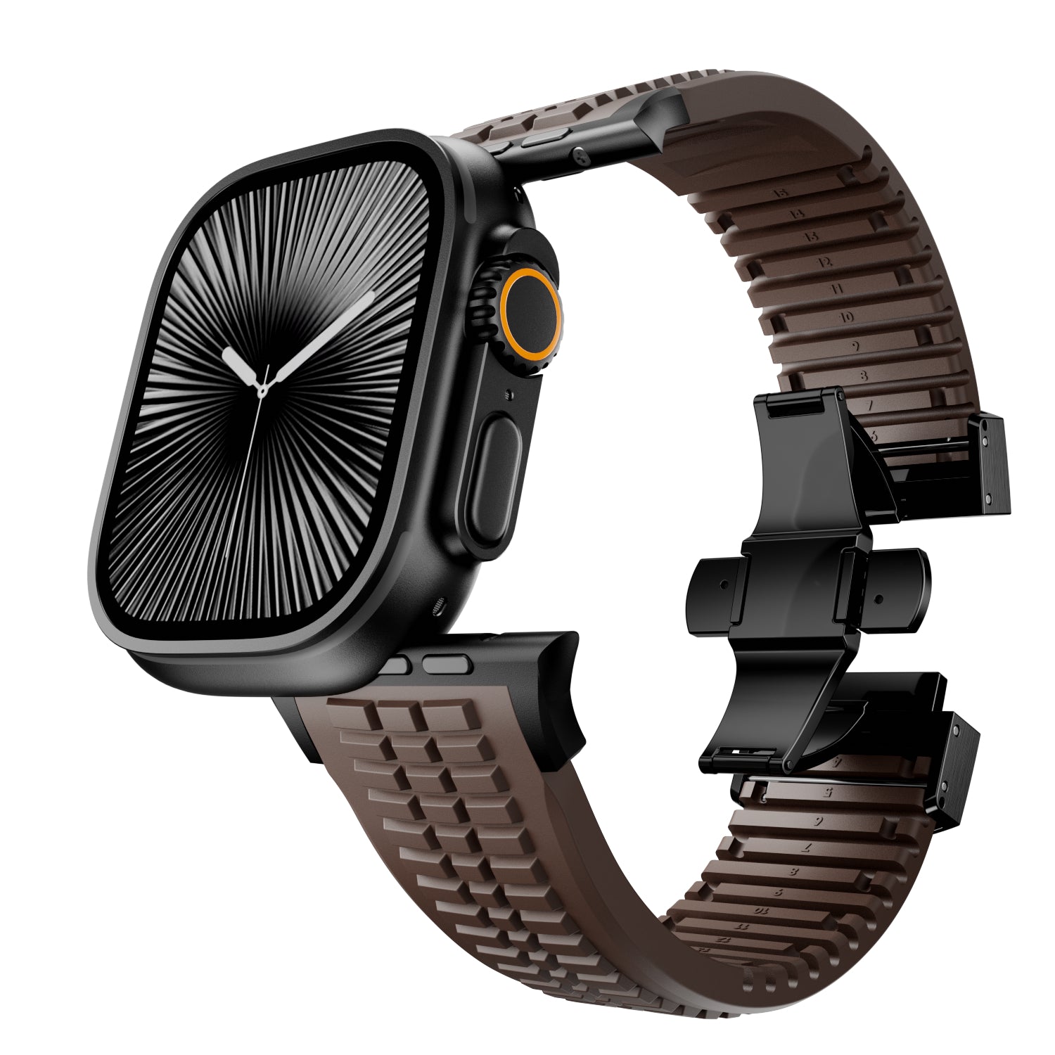 Apple Watch Ultra Premium Silicone Strap (Auburn)