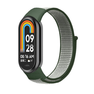 Bracelet en nylon Xiaomi Smart Band 8 (vert olive)