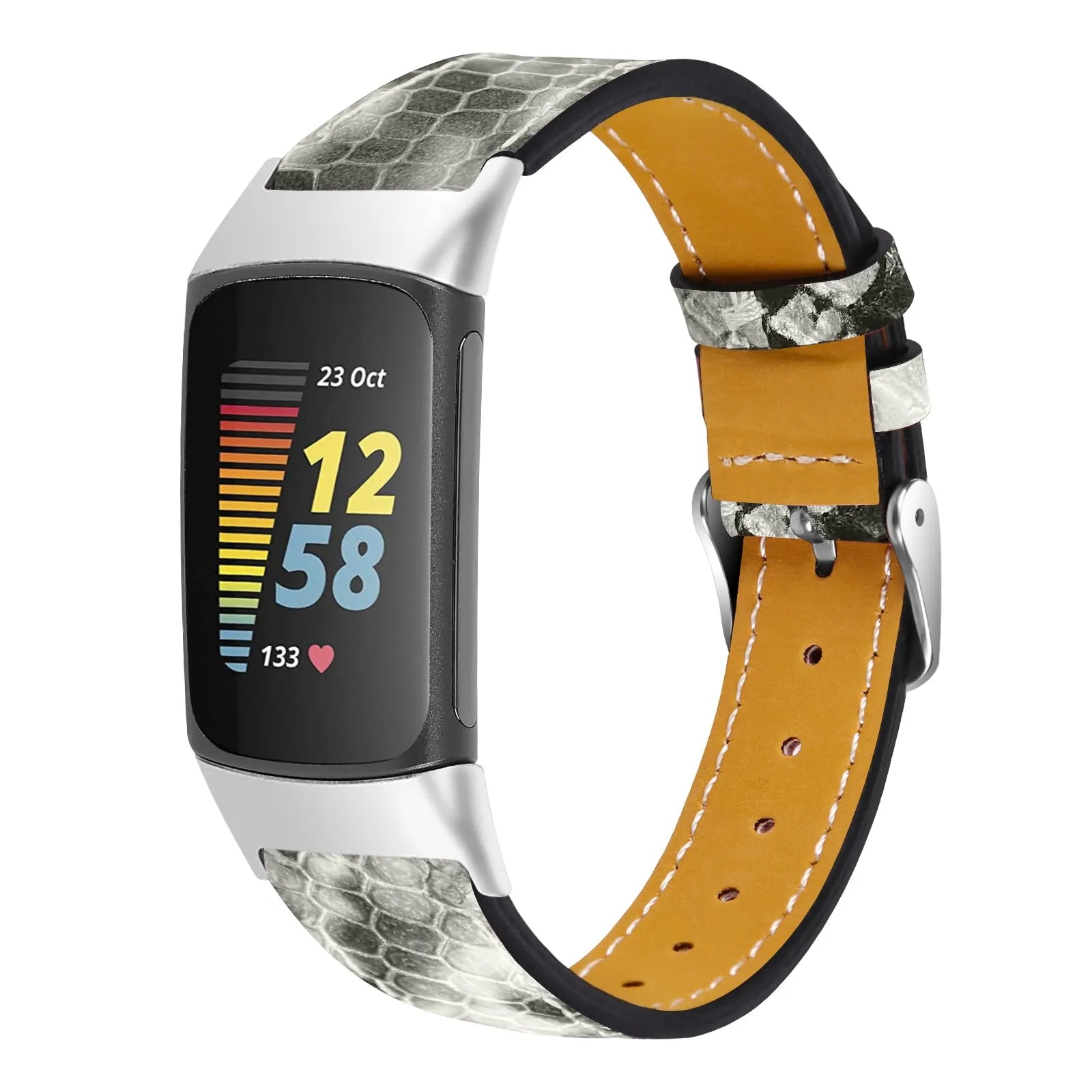 Bracelet cuir moderne Fitbit Charge 6 (snake)