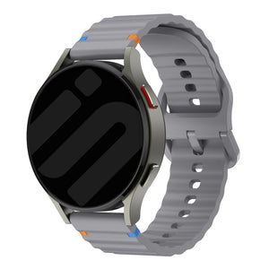 Bracelet silicone ondulé Huawei Watch GT 7 - 46mm (gris foncé)