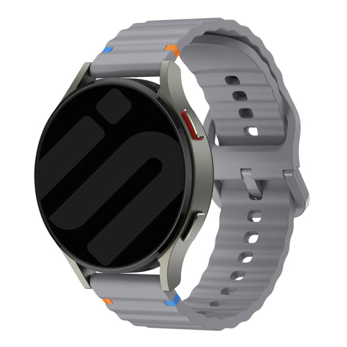 Bracelet silicone ondulé Huawei Watch GT 7 - 46mm (gris foncé)