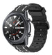 Bracelet sport boucle Galaxy Watch 3 45mm (noir/blanc)