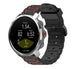 Bracelet à boucle sport Polar Grit X (noir/rouge)