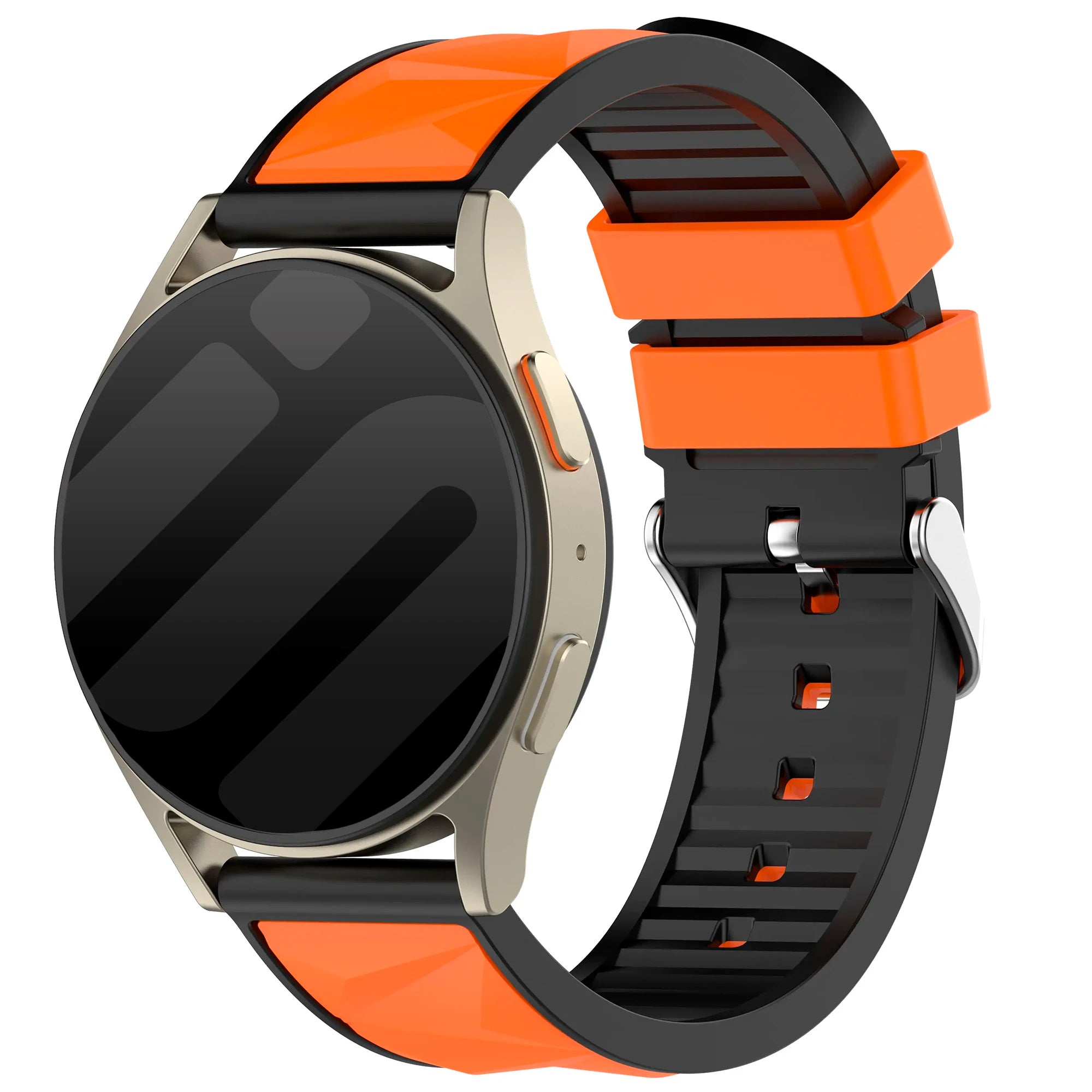 Bracelet sport diamond Polar Ignite 3 (orange/noir)