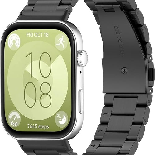 Bracelet acier Huawei Watch Fit 5 Pro (noir)