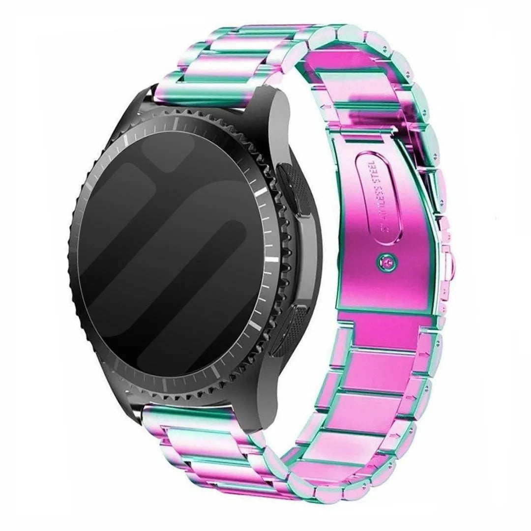Bracelet acier Amazfit Bip 3 (Pro) (arc-en-ciel)