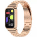 Bracelet acier Xiaomi Smart Band 9 Active (or rose)