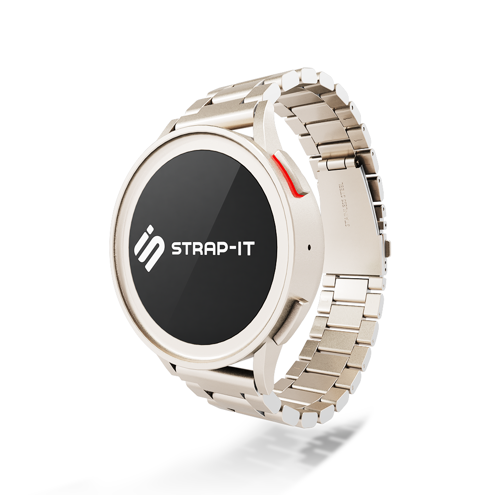 Bracelet acier Withings ScanWatch 2 - 38mm (lumière stellaire)