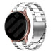 Bracelet acier Amazfit Bip 3 (Pro) (argent/blanc)