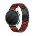 Bracelet acier Amazfit Bip 3 (Pro) (noir/rouge)