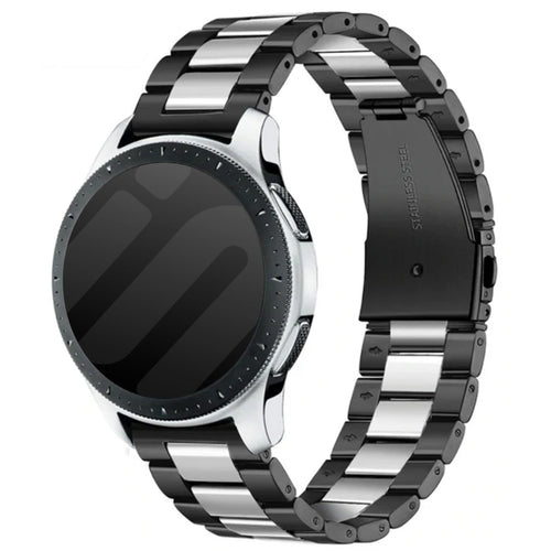 Bracelet acier Garmin Forerunner 245 (noir/argent)