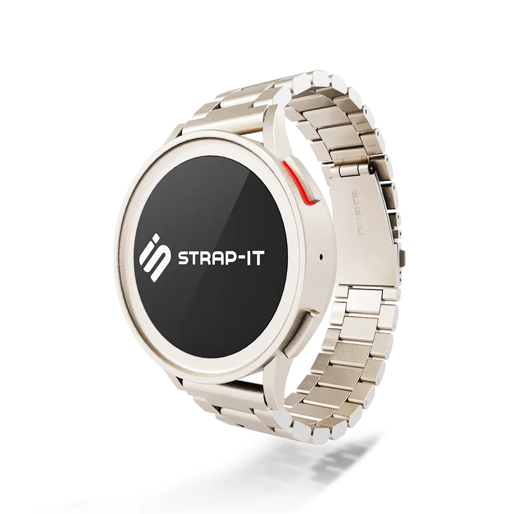 Bracelet acier Garmin Venu SQ (lumière stellaire)