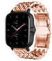 Bracelet acier dragon Amazfit GTS 2 (or rose)