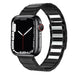 Bracelet acier magnétique de luxe Apple Watch (noir)