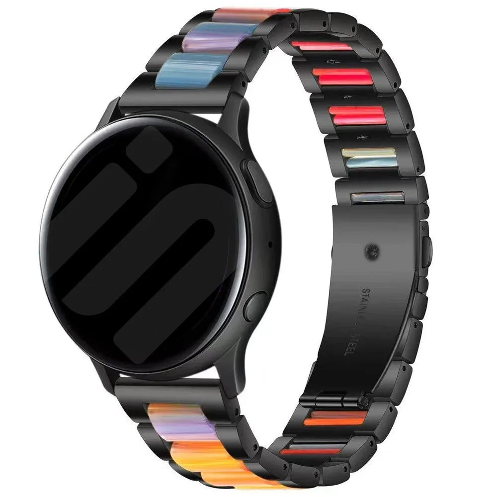 Bracelet résine et acier Coros Apex 2 (noir/coloré)