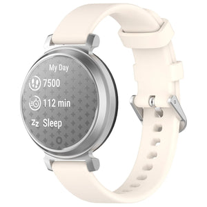 Pebble Round 2 - 14mm Silicone Classic Strap (Starlight)