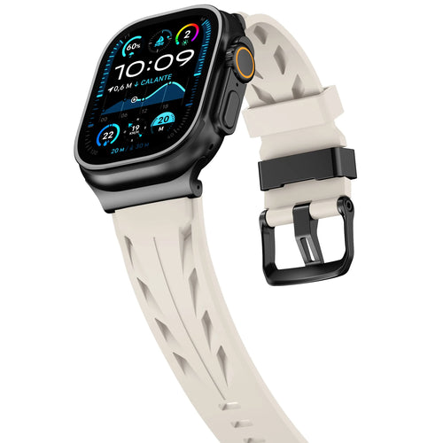 Apple Watch Race Silicone Strap (Starlight)