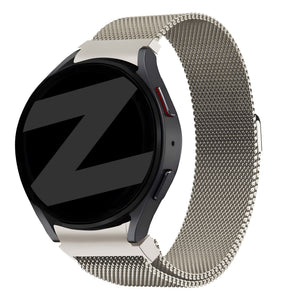 Bandz Bracelet milanais Loop Samsung Galaxy Watch FE (lumière stellaire )
