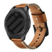 Bracelet en cuir cousu Amazfit GTS 4 (brun) 