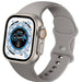 Bracelet Apple Watch Ultra silicone (gris)