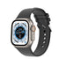 Bracelet silicone boucle Apple Watch Ultra (noir)