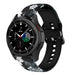 Bracelet Grey Flowers Samsung Galaxy Watch 4 Classic 46mm