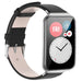 Bracelet cuir Huawei Watch Fit SE (noir)