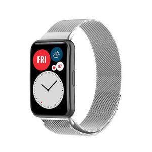 Bracelet Milanais Huawei Watch Fit SE (argent)