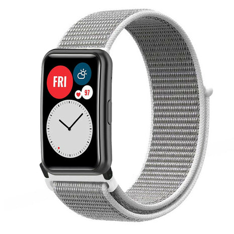 Bracelet nylon Huawei Watch Fit SE (coquillage)