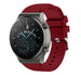 Bracelet silicone Huawei Watch GT 2 Pro (bordeaux)