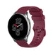 Bracelet silicone de luxe OnePlus Watch 3 (vin rouge)