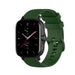 Bracelet silicone luxe Xiaomi Amazfit GTS 2 (vert armée)